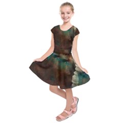 Abstract: Hallway Kids  Short Sleeve Dress by okhismakingart