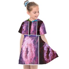 Closing Queen Annes Lace Collage (vertical) Kids  Sailor Dress by okhismakingart