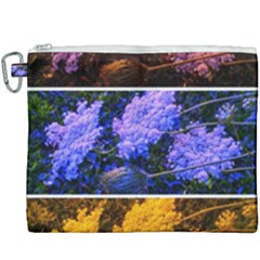 Primary Color Queen Anne s Lace Canvas Cosmetic Bag (xxxl) by okhismakingart