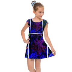 Sumac Collage Kids  Cap Sleeve Dress by okhismakingart