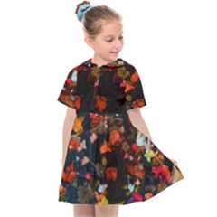 Leaves And Puddle Kids  Sailor Dress by okhismakingart