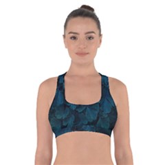 Columbine Leaves Cross Back Sports Bra by okhismakingart