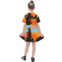 Neon Landscape Kids  Sailor Dress View2