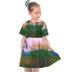 Field Of Goldenrod Kids  Sailor Dress by okhismakingart