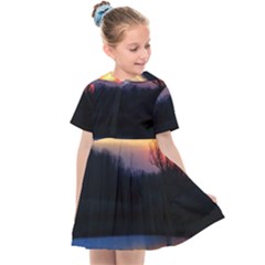 Pastel Sunrise Kids  Sailor Dress by okhismakingart