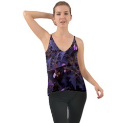 Purple Nettles Chiffon Cami by okhismakingart