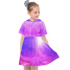 Purple Sun Kids  Sailor Dress by okhismakingart