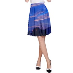 Blue Highway A-line Skirt by okhismakingart