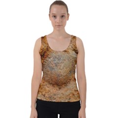 Shell Fossil Ii Velvet Tank Top by okhismakingart