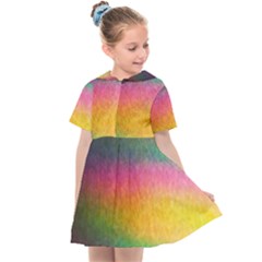 Rainbow Streaks Kids  Sailor Dress by okhismakingart