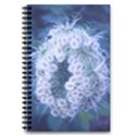 Light Blue Closing Queen Annes Lace 5.5  x 8.5  Notebook View1