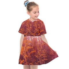 Red Goldenrod Kids  Sailor Dress by okhismakingart