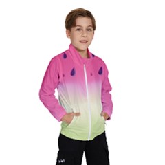 Watermelon Pastel Gradient Pink Watermelon Pastel Gradient Kids  Windbreaker by genx