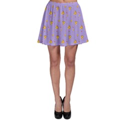 Piazza Pattern Violet 13k Piazza Pattern Violet Background Only Skater Skirt by genx