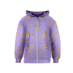 Piazza Pattern Violet 13k Piazza Pattern Violet Background Only Kids  Zipper Hoodie by genx