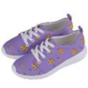 Pizza Pattern Violet pepperoni cheese funny slices Women s Lightweight Sports Shoes View2