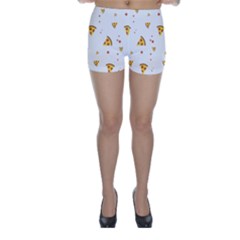 Pizza Pattern Pepperoni Cheese Funny Slices Skinny Shorts by genx