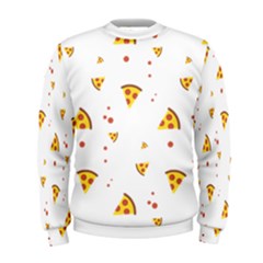 Pizza Pattern Pepperoni Cheese Funny Slices Men s Sweatshirt by genx