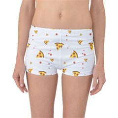 Pizza Pattern Pepperoni Cheese Funny Slices Boyleg Bikini Bottoms by genx