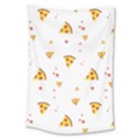 Pizza Pattern pepperoni cheese funny slices Large Tapestry View1