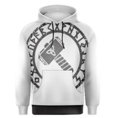 Thor Hammer With Runes Valhalla Tristella Viking Norse Mythology Mjolnir  Men s Pullover Hoodie by snek