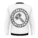 Thor Hammer with Runes Valhalla Tristella Viking Norse Mythology Mjolnir  Men s Sweatshirt View2