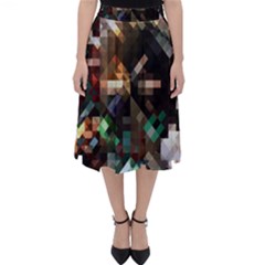 Abstract Texture Desktop Classic Midi Skirt by HermanTelo