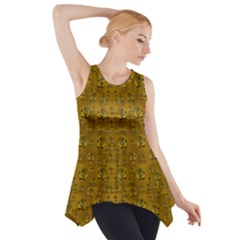 Freedom And Spectacular Butterflies Side Drop Tank Tunic by pepitasart