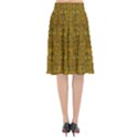 Freedom And Spectacular Butterflies Flared Midi Skirt View2