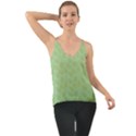 Leaves - light green Chiffon Cami View1