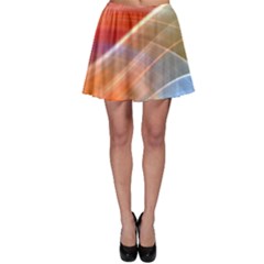 Wave Background Pattern Abstract Skater Skirt by HermanTelo