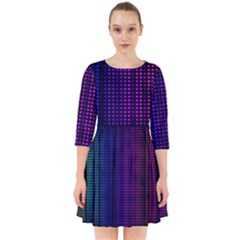 Abstract Background Plaid Smock Dress by HermanTelo