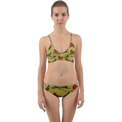 Bird Animal Nature Wild Wildlife Wrap Around Bikini Set by HermanTelo