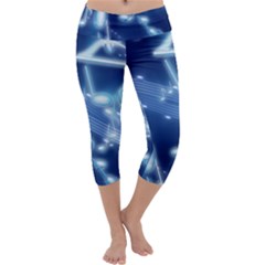 Music Sound Musical Love Melody Capri Yoga Leggings by HermanTelo