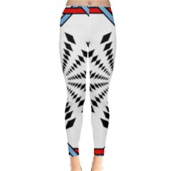 Star Illusion Mandala Leggings  by HermanTelo