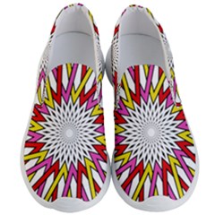 Sun Abstract Mandala Men s Lightweight Slip Ons by HermanTelo