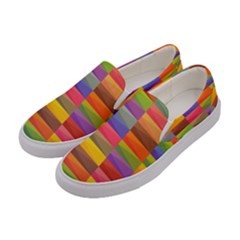 Abstract Background Geometric Women s Canvas Slip Ons by Mariart