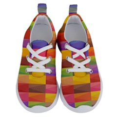 Abstract Background Geometric Running Shoes by Mariart