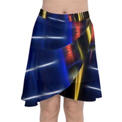 Famous Blue Police Box Chiffon Wrap Front Skirt by HermanTelo