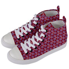 Pattern New Seamless Women s Mid-top Canvas Sneakers by HermanTelo