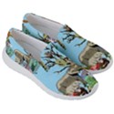 Zoo Animals Peacock Lion Hippo Women s Lightweight Slip Ons View3