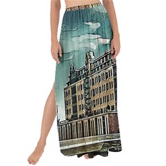 Architecture City Building Travel Maxi Chiffon Tie-up Sarong by Pakrebo