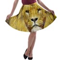 Lion Lioness Wildlife Hunter A-line Skater Skirt View1