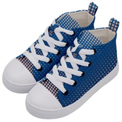 Geometric Wallpaper Kids  Mid-top Canvas Sneakers by Mariart