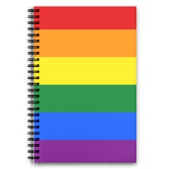 Lgbt Rainbow Pride Flag 5 5  X 8 5  Notebook by lgbtnation