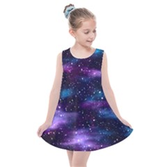 Background Space Planet Explosion Kids  Summer Dress by Nexatart