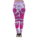 Cupcake Food Purple Dessert Baked Lightweight Velour Leggings View2