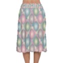 Seamless Pattern Pastels Background Velvet Flared Midi Skirt View2