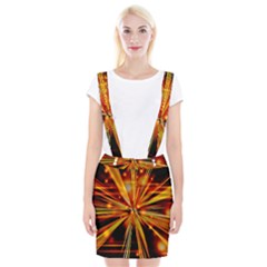 Zoom Effect Explosion Fire Sparks Braces Suspender Skirt by HermanTelo