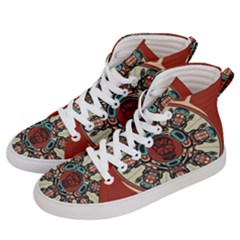 Grateful Dead Pacific Northwest Cover Women s Hi-top Skate Sneakers by Sapixe